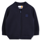 Cardigan con zip e maniche a contrasto TIMBERLAND 
                    RAGAZZO