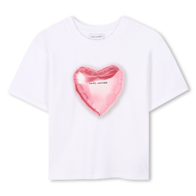 T-shirt da cerimonia in cotone MARC JACOBS BAMBINA