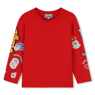 Maglietta a maniche lunghe KENZO KIDS BAMBINA