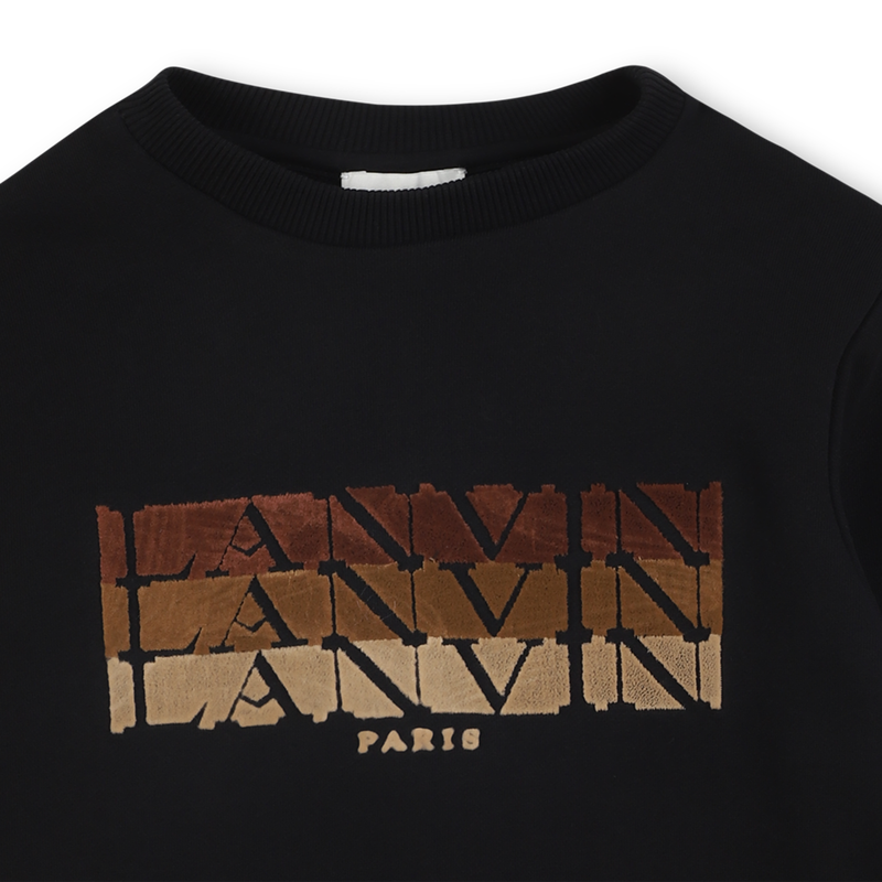 Felpa con logo LANVIN 
                        RAGAZZO