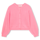 Cardigan in maglia traforata BILLIEBLUSH 
                    BAMBINA
