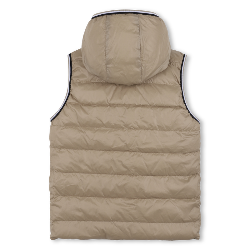 Piumino con cappuccio effetto flan BOSS 
                        RAGAZZO