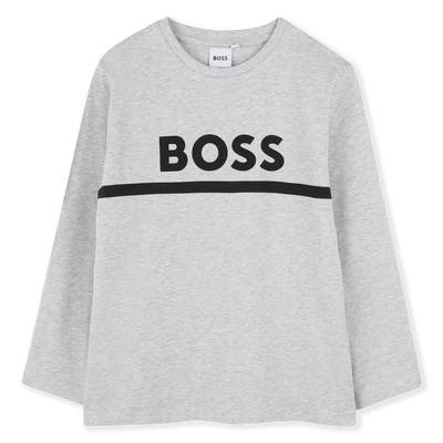T-SHIRT A MANICHE LUNGHE BOSS RAGAZZO