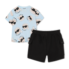 Set t-shirt e pantaloncini KARL LAGERFELD KIDS 
                    RAGAZZO