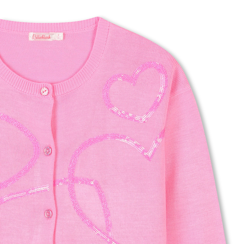 Cardigan con paillettes BILLIEBLUSH 
                        BAMBINA
