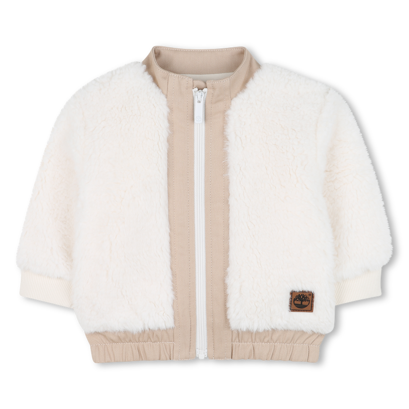 Cardigan in felpa con fodera con zip TIMBERLAND 
                        RAGAZZO