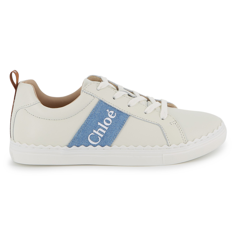 SNEAKERS IN PELLE DI VACCHETTA CHLOE 
                        BAMBINA