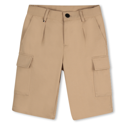 Bermuda tinta unita con tasche BOSS RAGAZZO