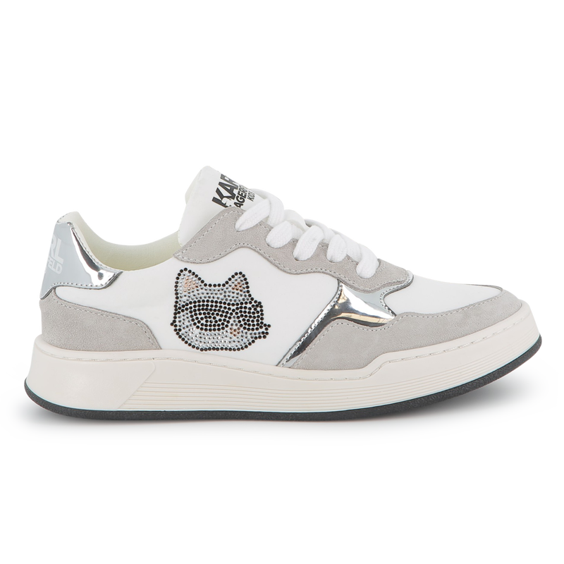 Lace-up low-top sneakers KARL LAGERFELD KIDS 
                        BAMBINA