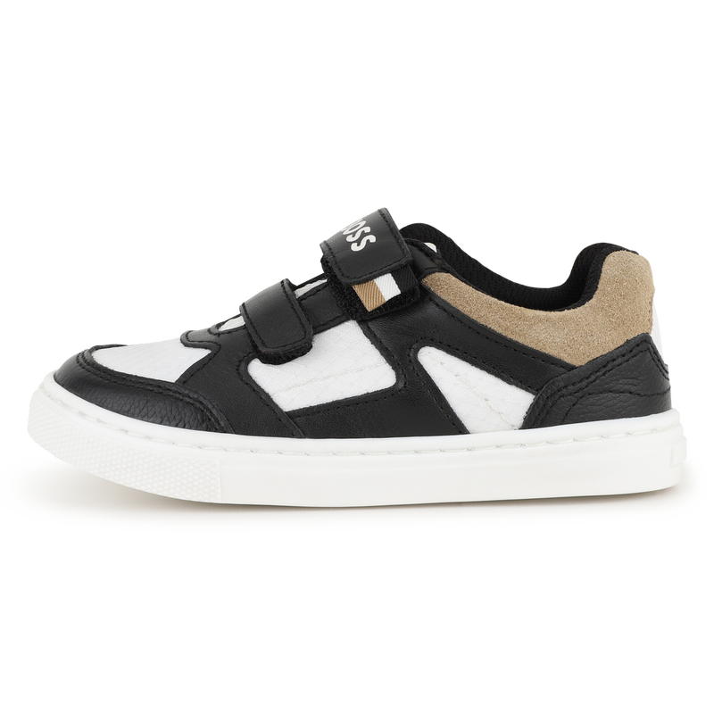 SNEAKERS CON STRISCE A STRAPPO BOSS 
                        RAGAZZO