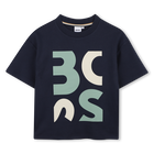 T-shirt a maniche corte, MARINE, hi-res