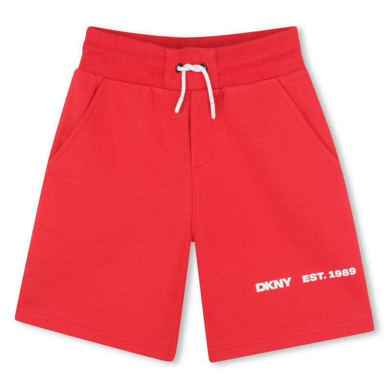 Bermuda in felpa di cotone DKNY 
                        RAGAZZO