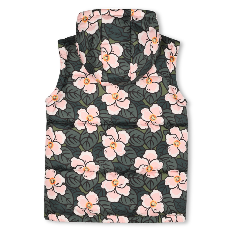 Piumino con maniche removibili KENZO KIDS 
                        BAMBINA