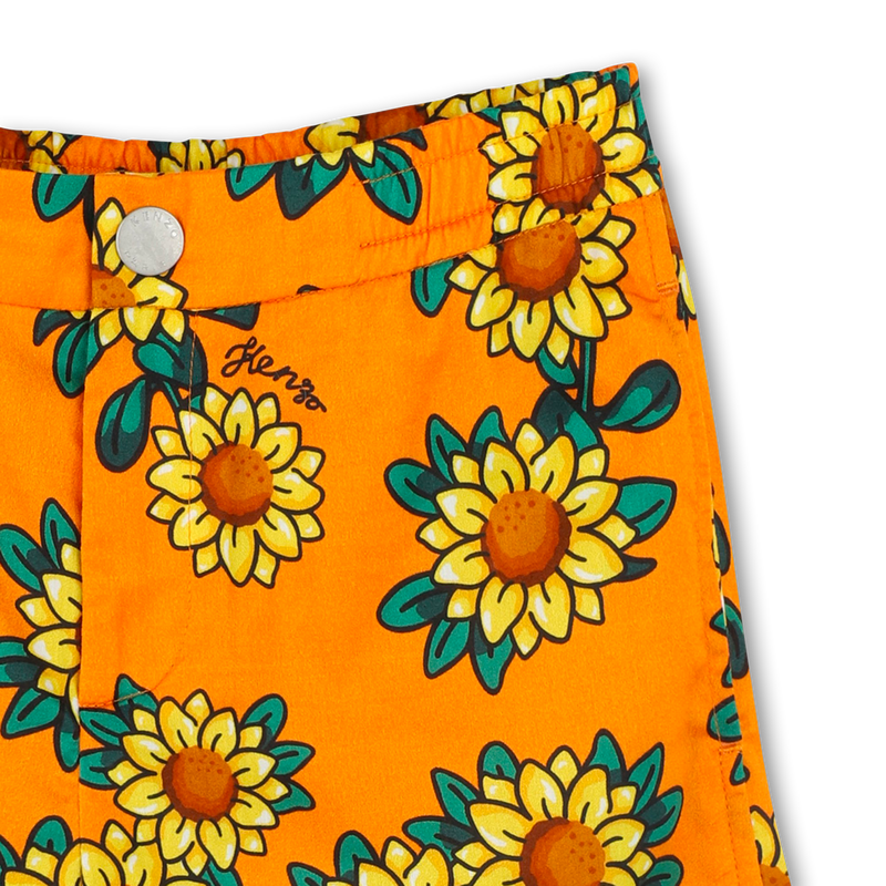 Bermuda raso di cotone stampa KENZO KIDS 
                        BAMBINO
