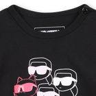 T-shirt a maniche lunghe KARL LAGERFELD KIDS 
                    BAMBINA