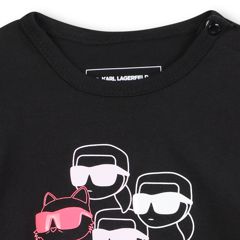 T-shirt a maniche lunghe KARL LAGERFELD KIDS 
                        BAMBINA