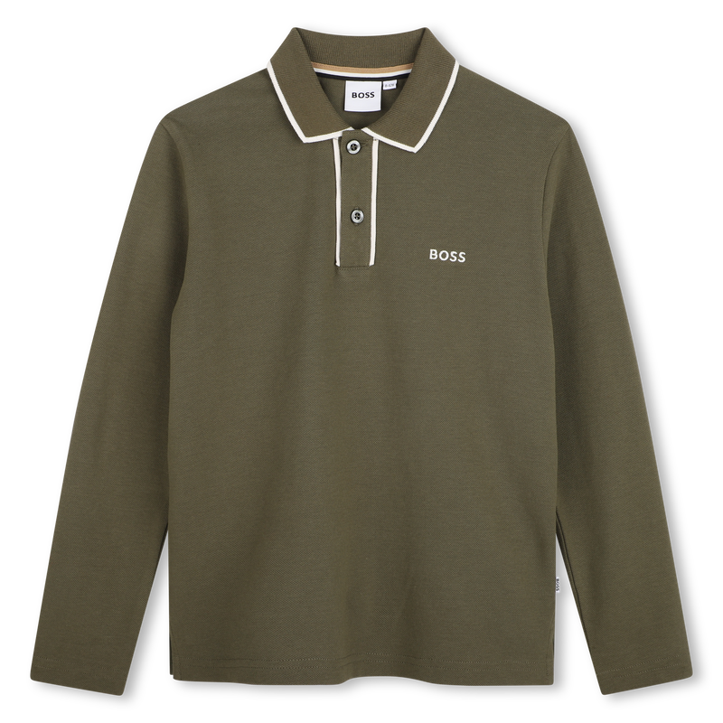 Polo a maniche lunghe BOSS 
                        RAGAZZO