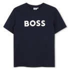 T-shirt a maniche corte, MARINE, hi-res