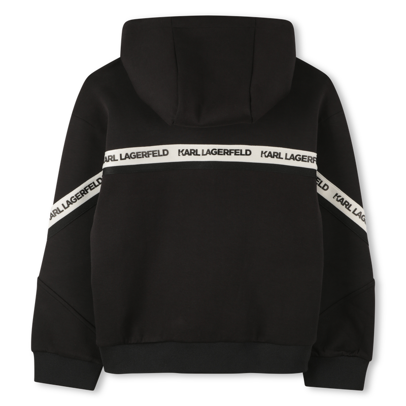 Hooded cardigan KARL LAGERFELD KIDS 
                        RAGAZZO