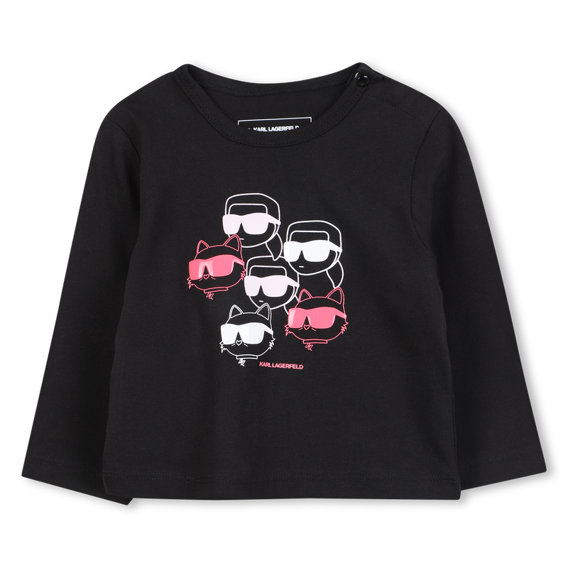 T-shirt a maniche lunghe KARL LAGERFELD KIDS 
                        BAMBINA