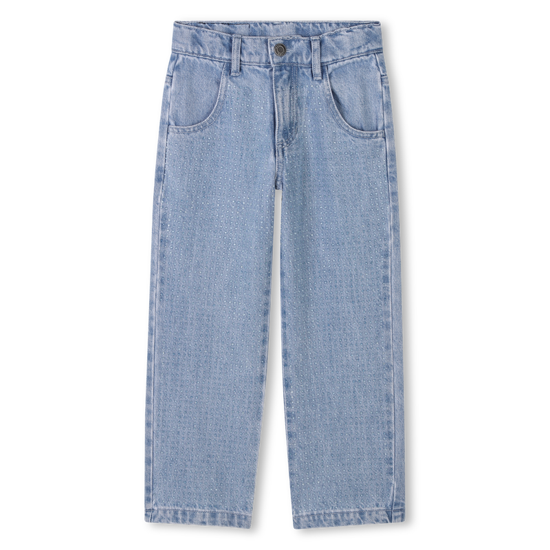 Jeans con strass transparenti MARC JACOBS 
                        BAMBINA