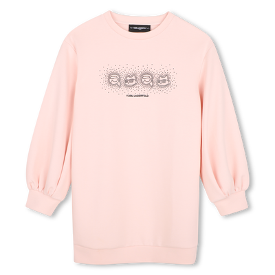 Abito a maniche lunghe KARL LAGERFELD KIDS BAMBINA
