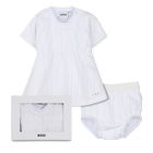 Set abito+mutandine gonfie BOSS 
                    BAMBINA