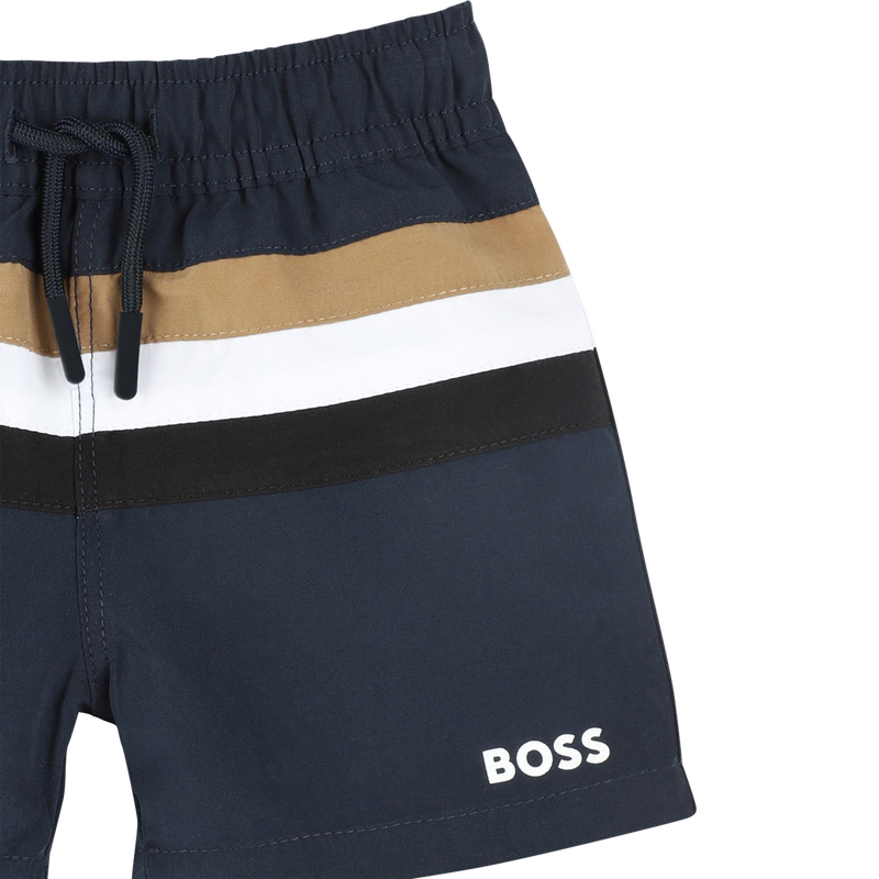 Shorts da bagno a righe BOSS 
                        RAGAZZO