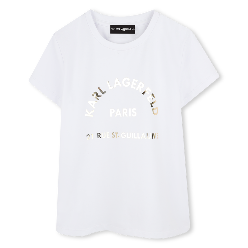 T-shirt a maniche corte KARL LAGERFELD KIDS 
                        BAMBINA