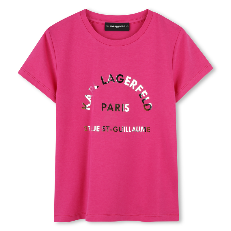 T-shirt a maniche corte KARL LAGERFELD KIDS 
                        BAMBINA