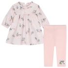 Vestito e leggings in cotone KENZO KIDS 
                    BAMBINA