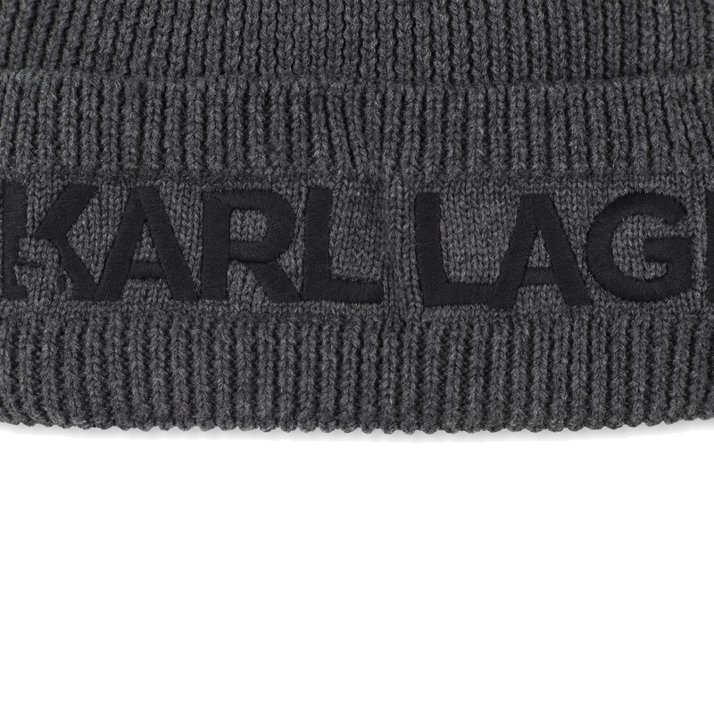 Set cappello lavorato a maglia + scaldacollo KARL LAGERFELD KIDS 
                        RAGAZZO
