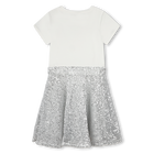 Vestito bimateriale paillettes MICHAEL KORS 
                    BAMBINA