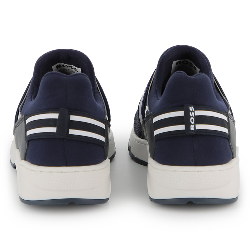 SNEAKERS IN PELLE DI VACCHETTA BOSS 
                        RAGAZZO