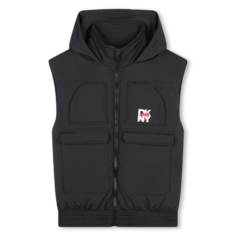 Piumino senza maniche DKNY 
                        BAMBINA