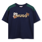 TEE SHIRT, BLU MEDIEVALE, hi-res