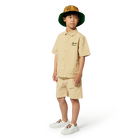Bob reversibile in cotone KENZO KIDS 
                    UNISEX