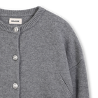 Cardigan in maglia con ali ricamate ZADIG & VOLTAIRE 
                    BAMBINA