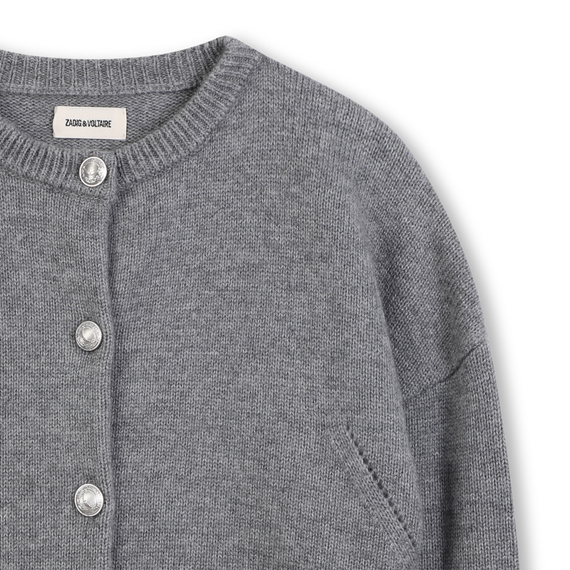 Cardigan in maglia con ali ricamate ZADIG & VOLTAIRE 
                        BAMBINA