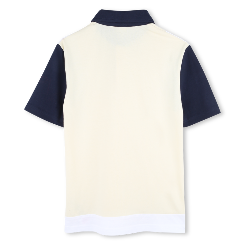 Polo a maniche corte in cotone BOSS 
                        RAGAZZO