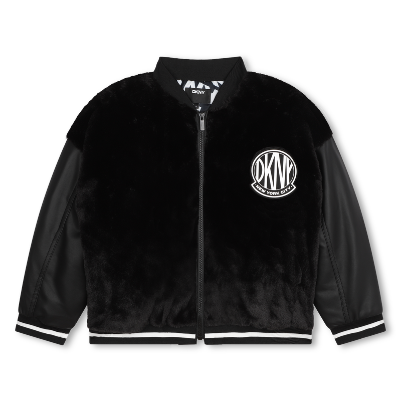 Fluffy Fleece Jacket DKNY 
                        BAMBINA