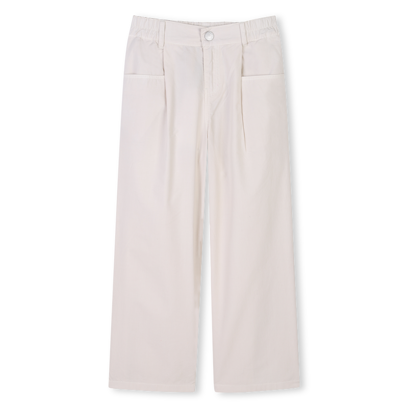 Pantalone svasato in popeline KENZO KIDS 
                        BAMBINA