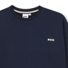 Felpa girocollo tinta unita BOSS 
                    RAGAZZO
