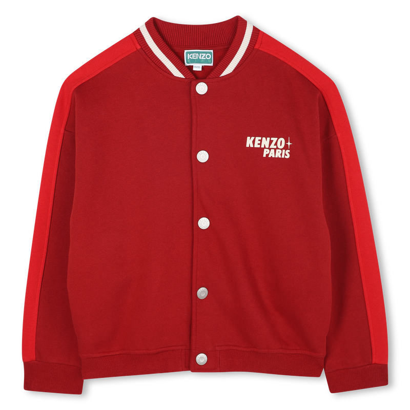 Cardigan con chiusura con bottone a pressione KENZO KIDS 
                        RAGAZZO