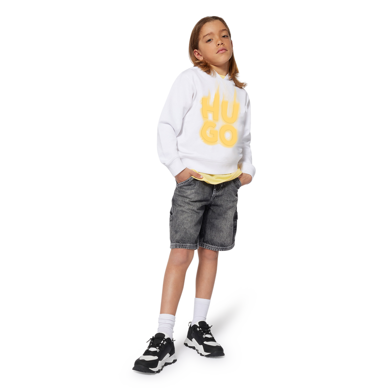 Felpa con cappuccio HUGO 
                        RAGAZZO