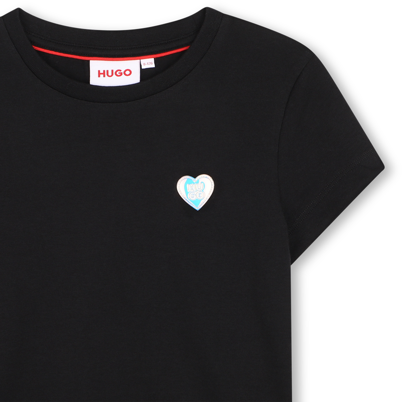 T-shirt a maniche corte HUGO 
                        BAMBINA