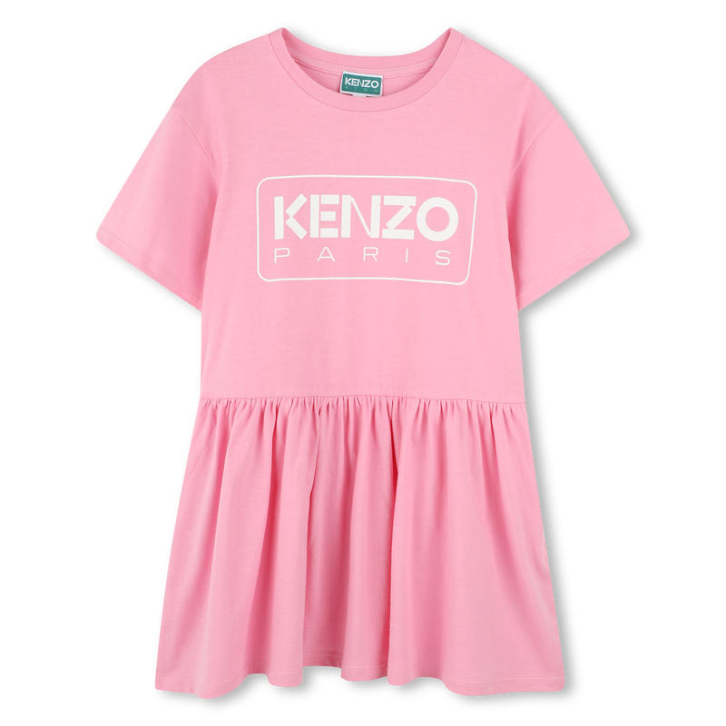 Vestito con stampa e volant KENZO KIDS 
                        BAMBINA