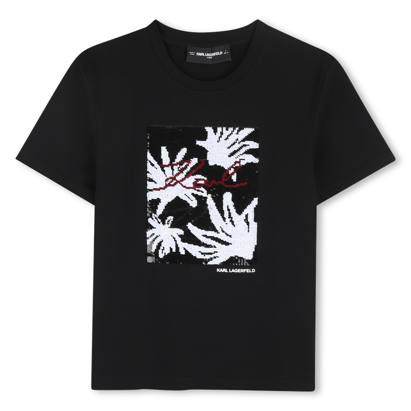 T-SHIRT MANICA CORTA KARL LAGERFELD KIDS 
                        BAMBINA