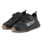 Sneakers con lacci elasticizzati BOSS 
                    RAGAZZO