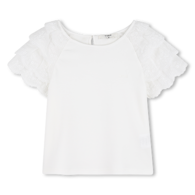 T-SHIRT CON MANICHE A PALLONCINO CHLOE BAMBINA